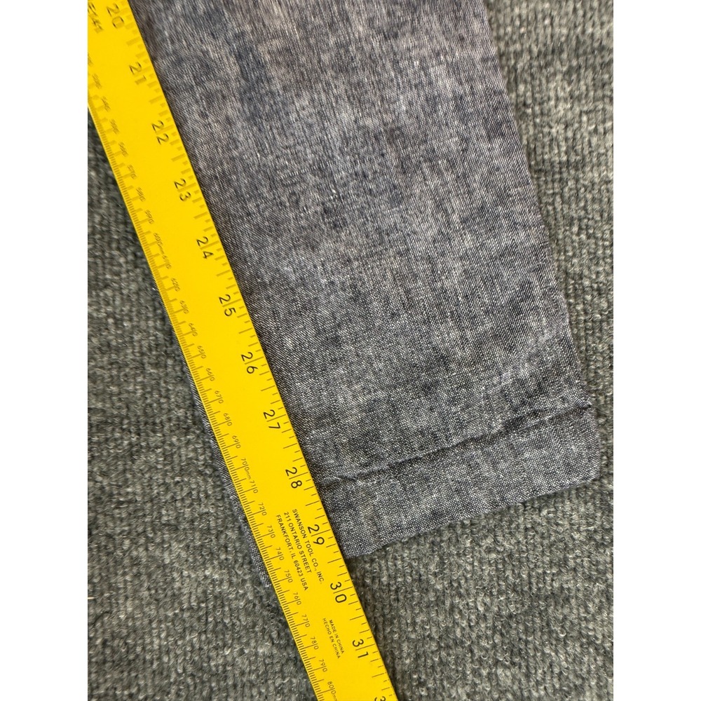 J Crew Men's Blue Pull On Stretch Cotton Blend Drawstring Pants Pockets size XS - Picture 5 of 6
